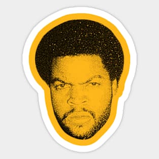 Ice Cube New Retro Sketch Sticker